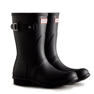 Hunter Women's Original Short Rain Boots - Black, Size 6